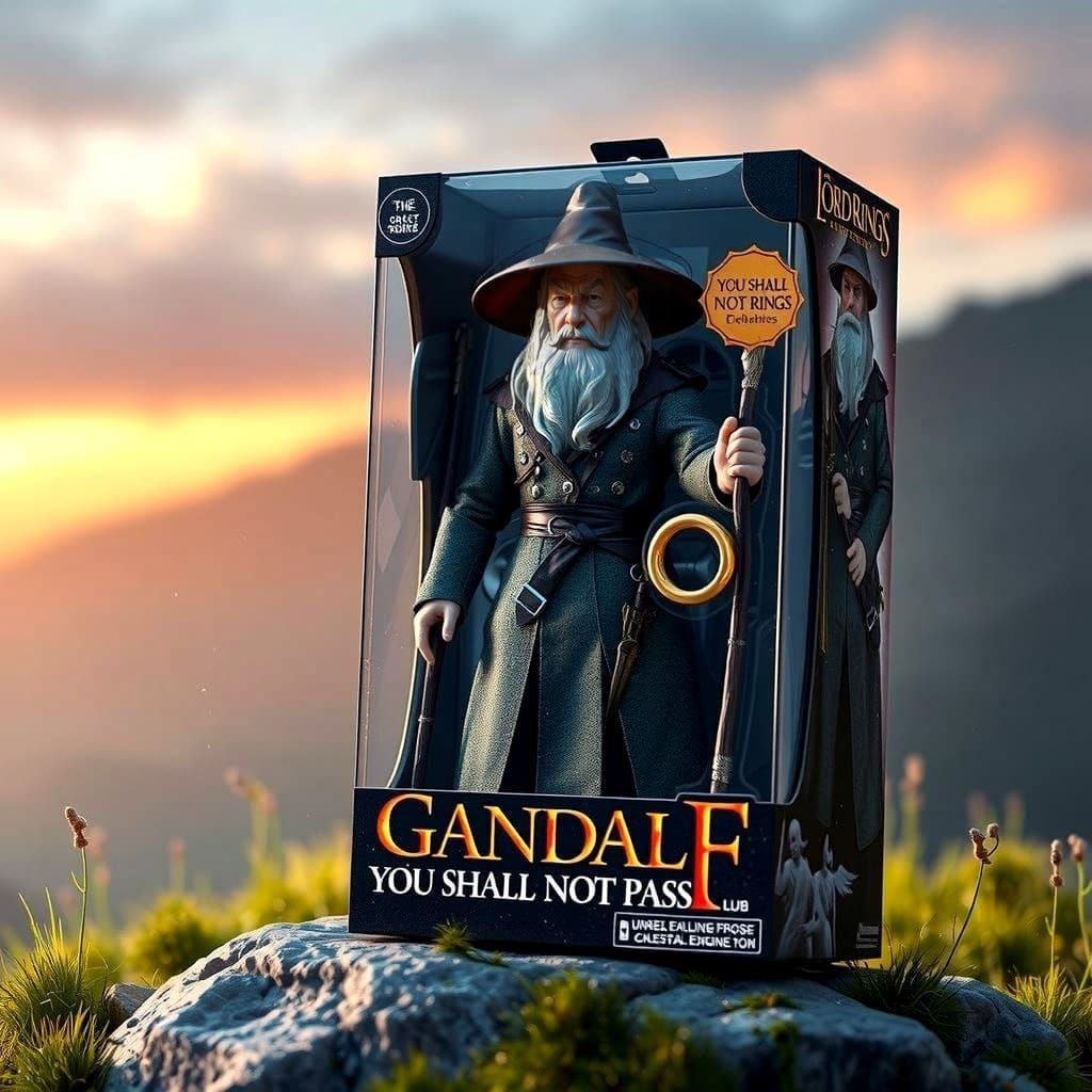 Gandalf Special Edition: You Shall Not Pass...or Rings!  by @Megan 