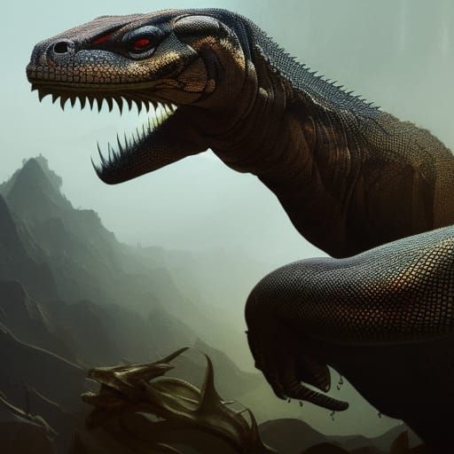 komodo dragon evolved