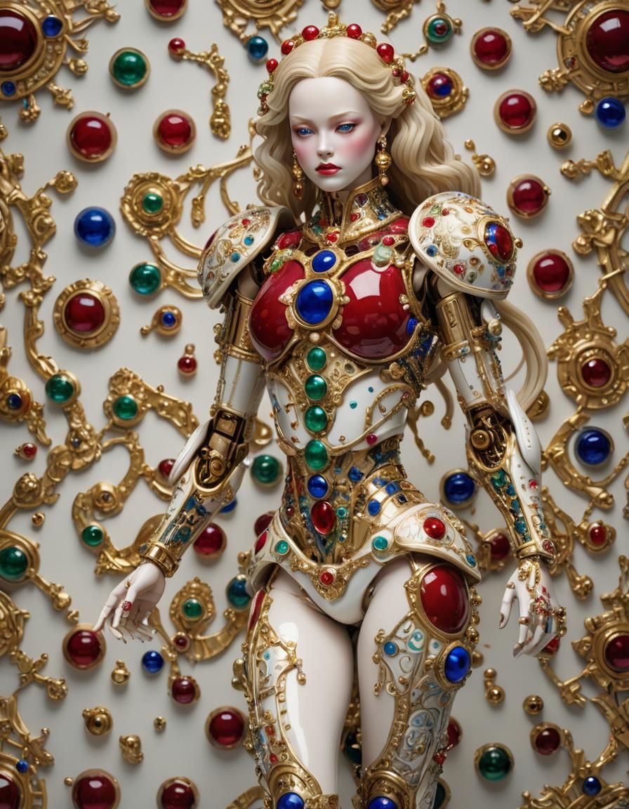 Porcelain Cyborg Figurine #3