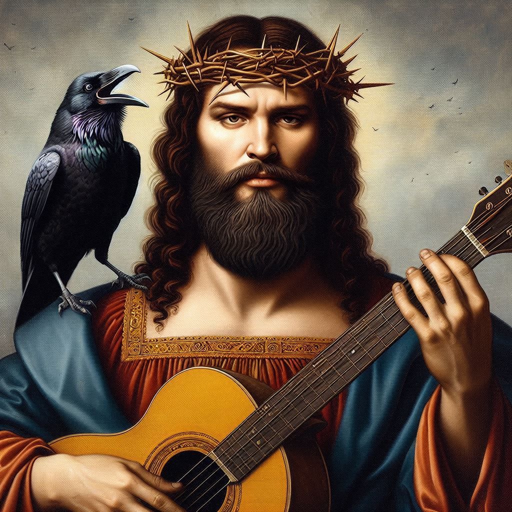 Christ au corbeau