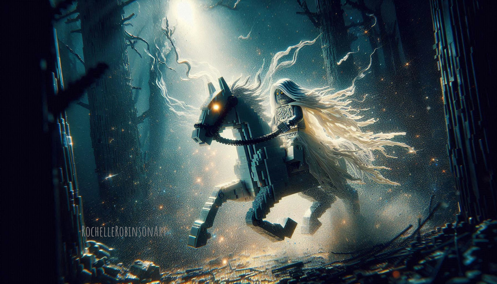 Ghost Rider - Lego Art