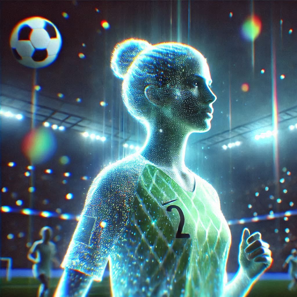 Futuristic Soccer Match