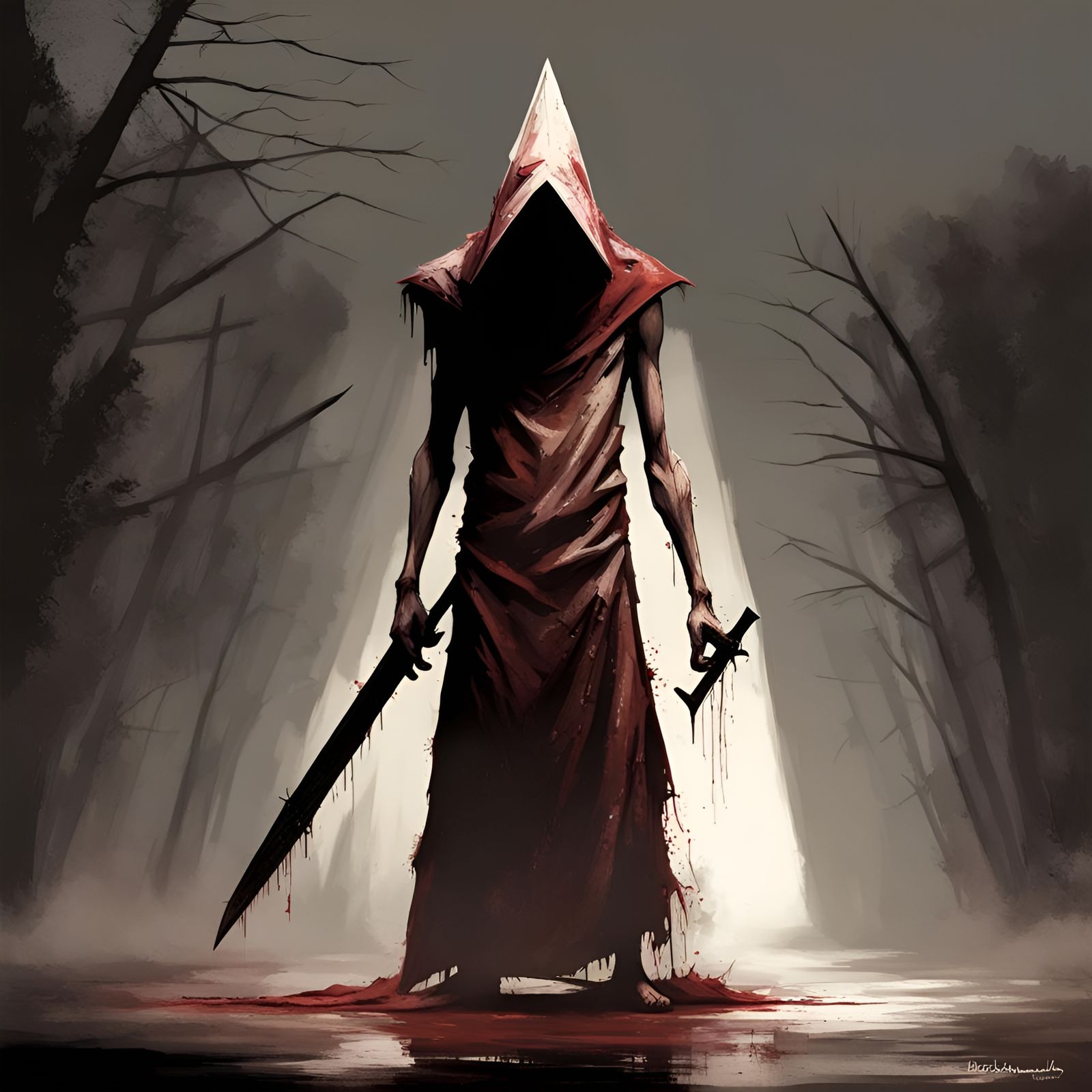 AI Art: pyramid head by @ᴍᴜʀᴅᴇ#6008