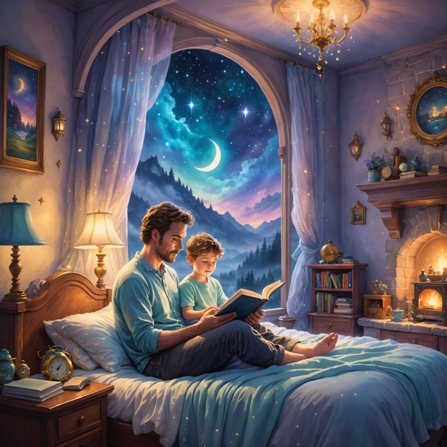 Bedtime stories   by @Bobbles52