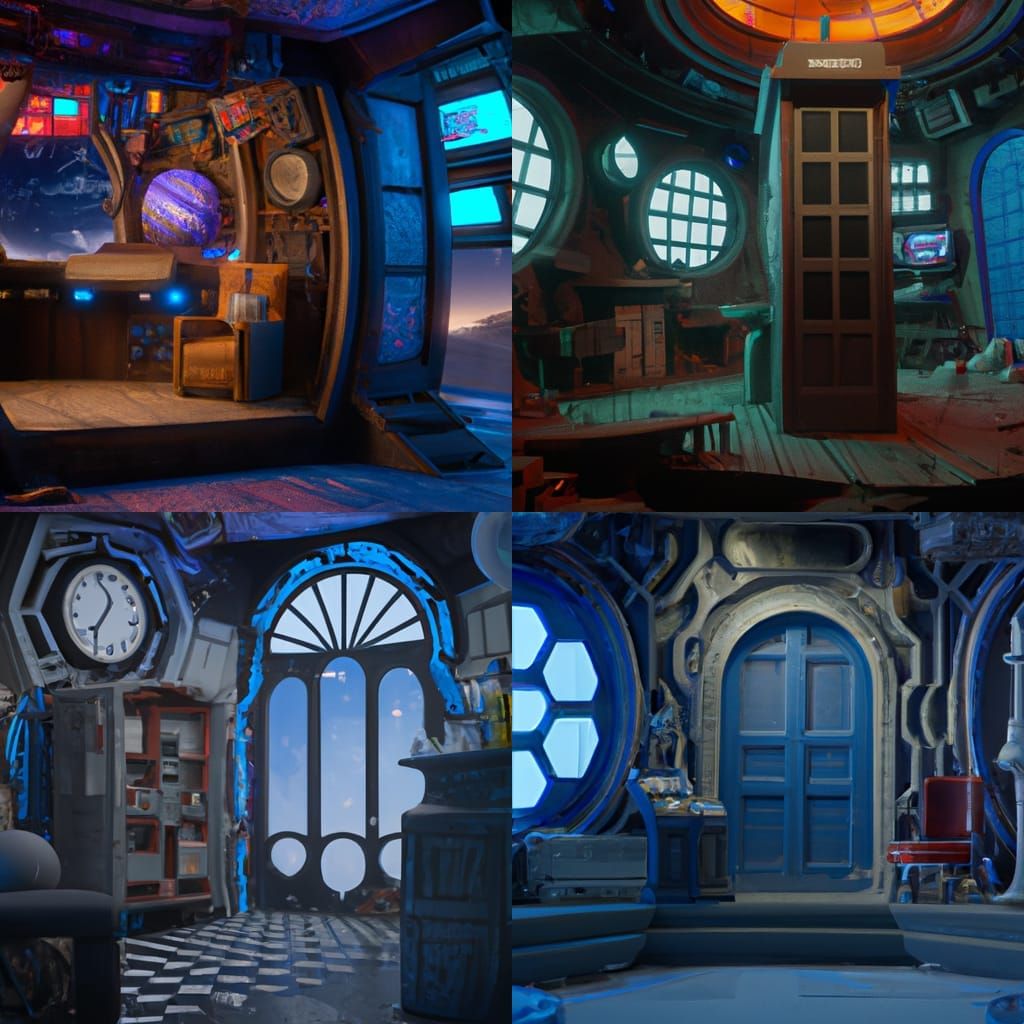 #drwho #doctorwho the cozy TARDIS interior