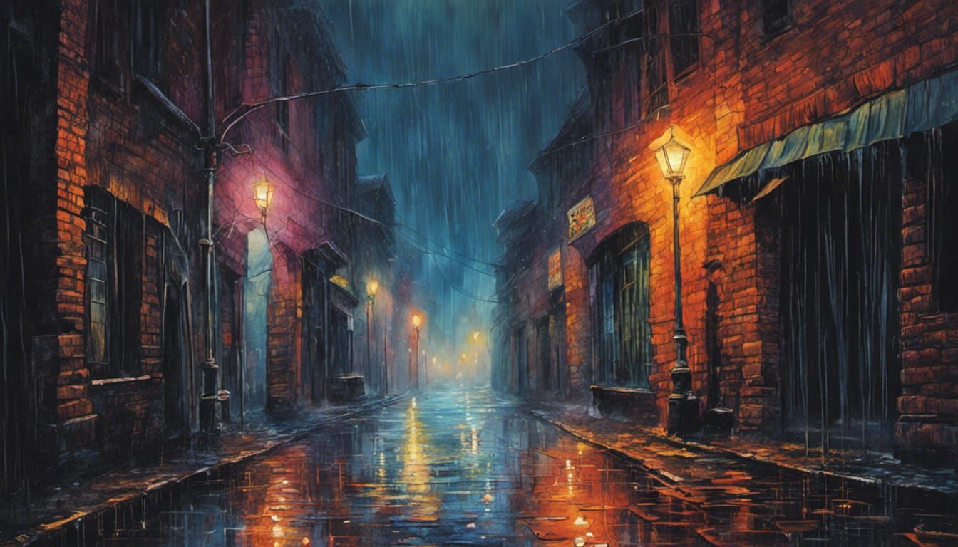 Liverpool in Rain  by @doGooder