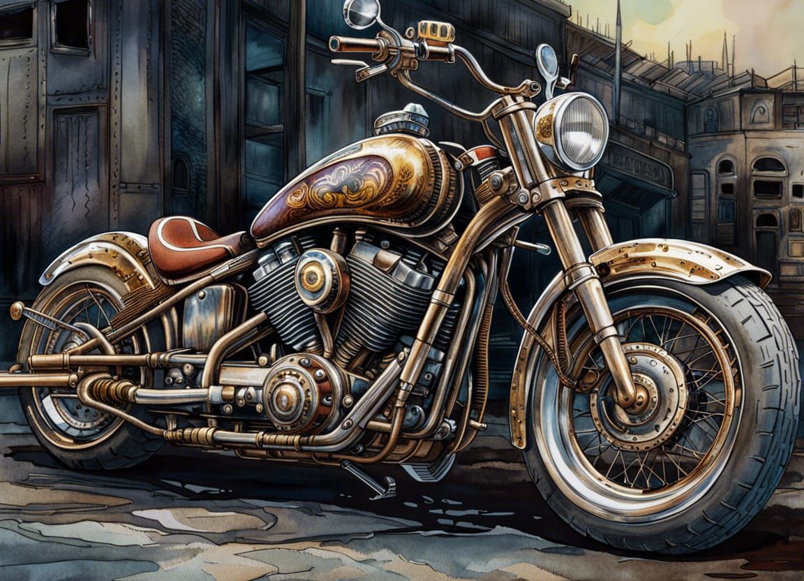 Motorcycle  by @Coding Teacher Muc