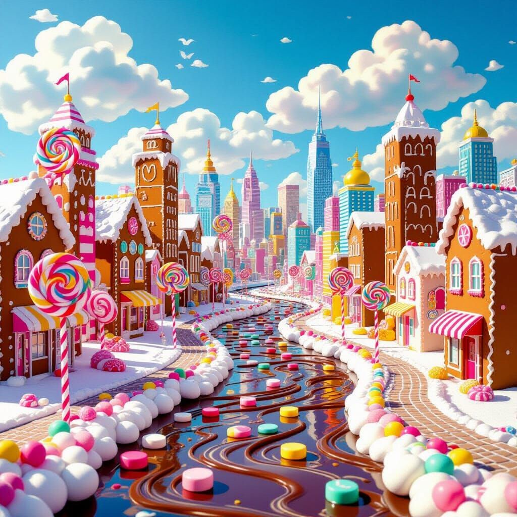 Candy City  by @CluClee17