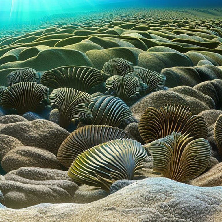 Paleozoic Ocean - AI Generated Artwork - NightCafe Creator