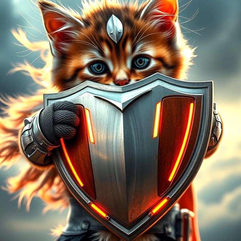 Shield of a kitten