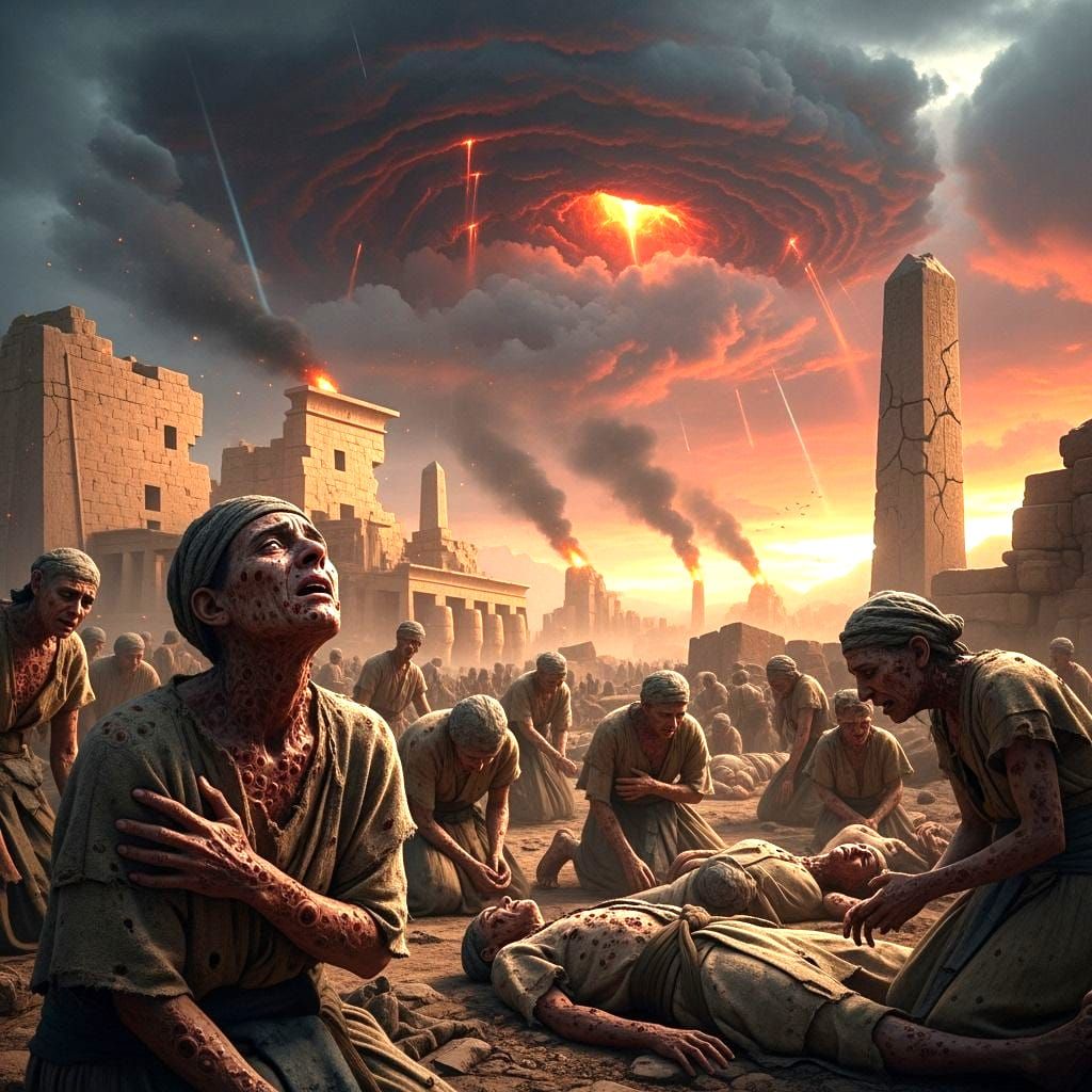 The Sixth Plague of Egypt (Boils)  by @Drake