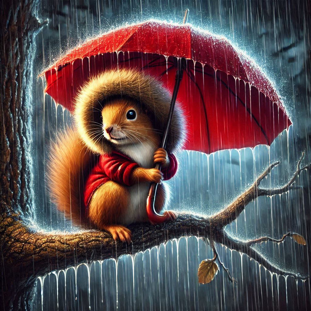 Rainy night for the little guy !!  #2