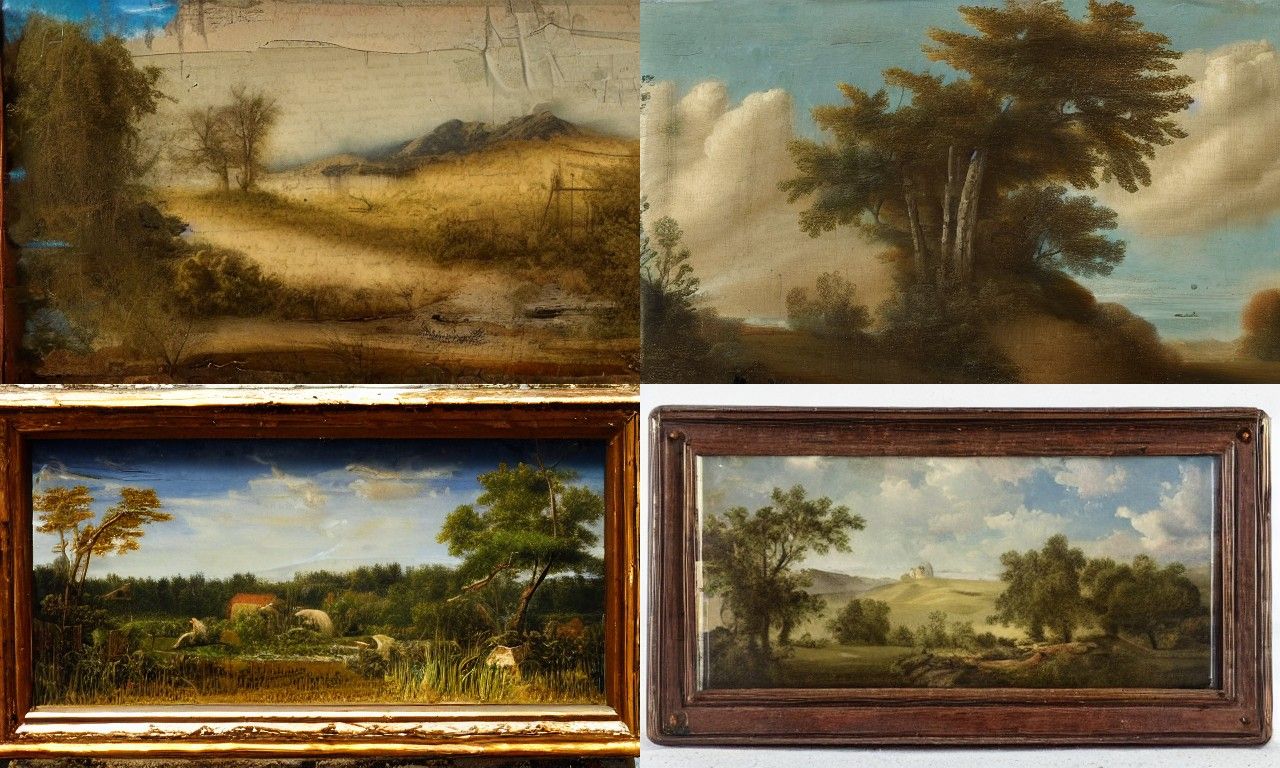 Landscape in the style of Assemblage