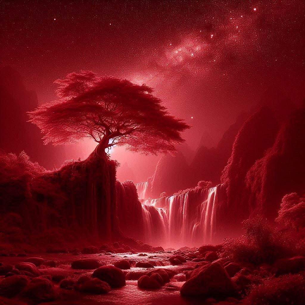 Red landscape