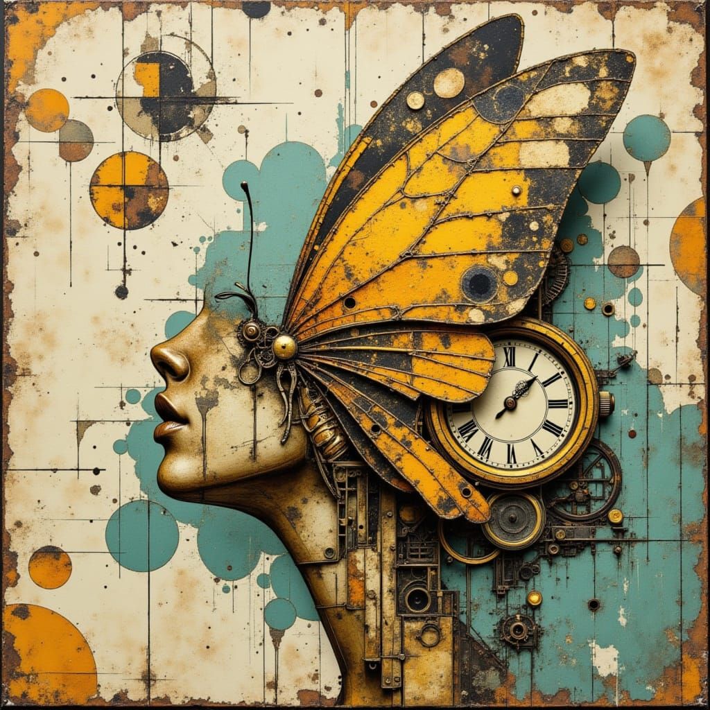 Time flying by and evolution  by @ZebraOcean