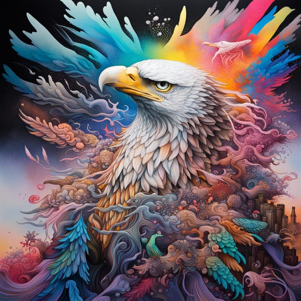Dreamscape Jakuchu Ito Eagle.