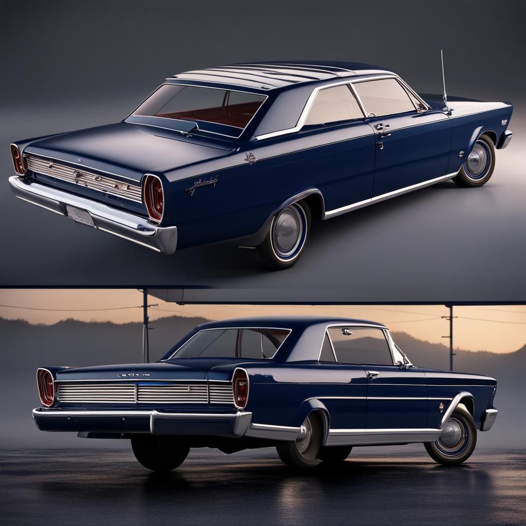 1966 Ford Galaxie 500 Navy Blue