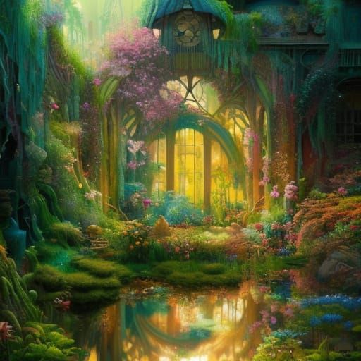 Garden window  by @RedPixie