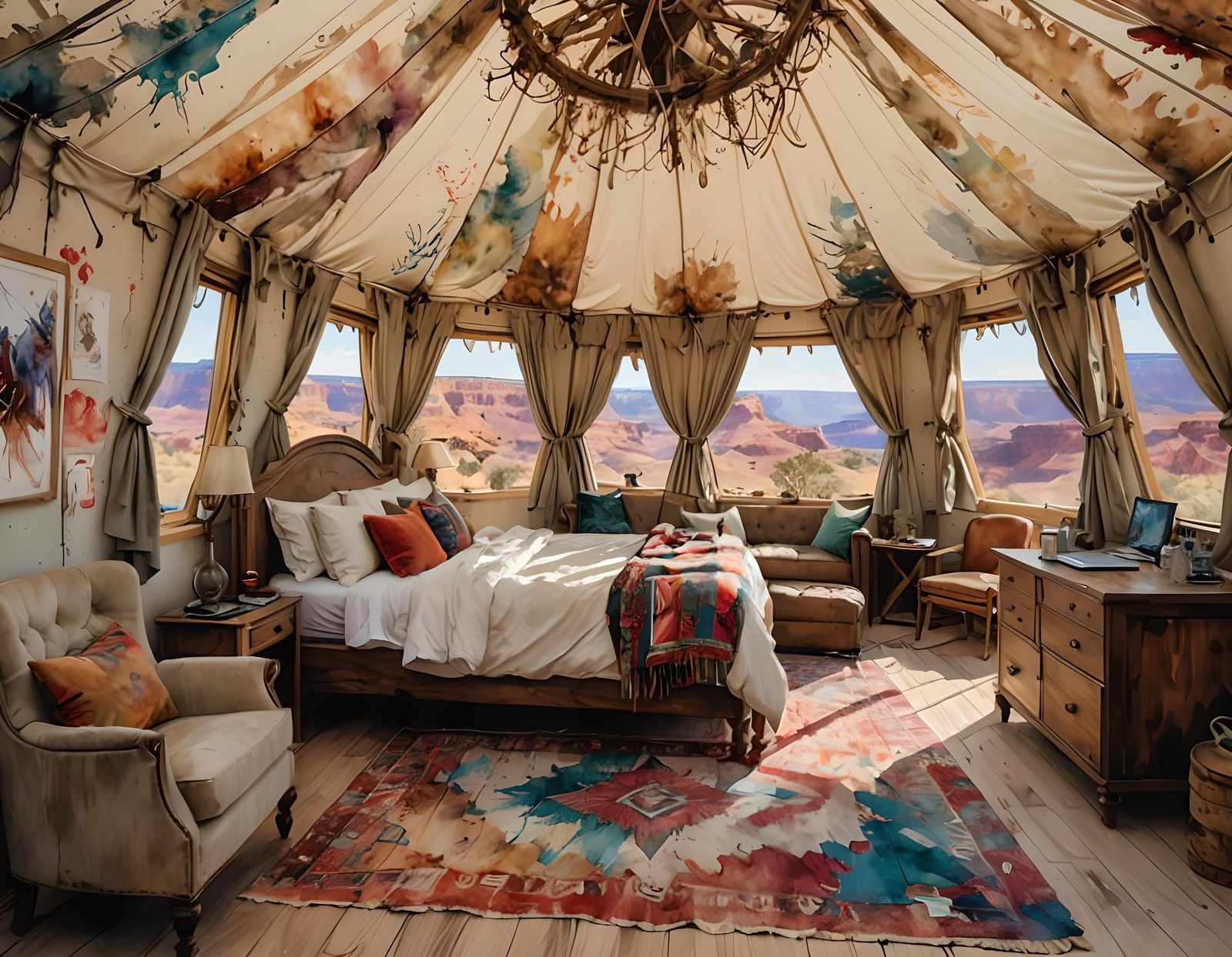 Glamping at the Grand Canyon 