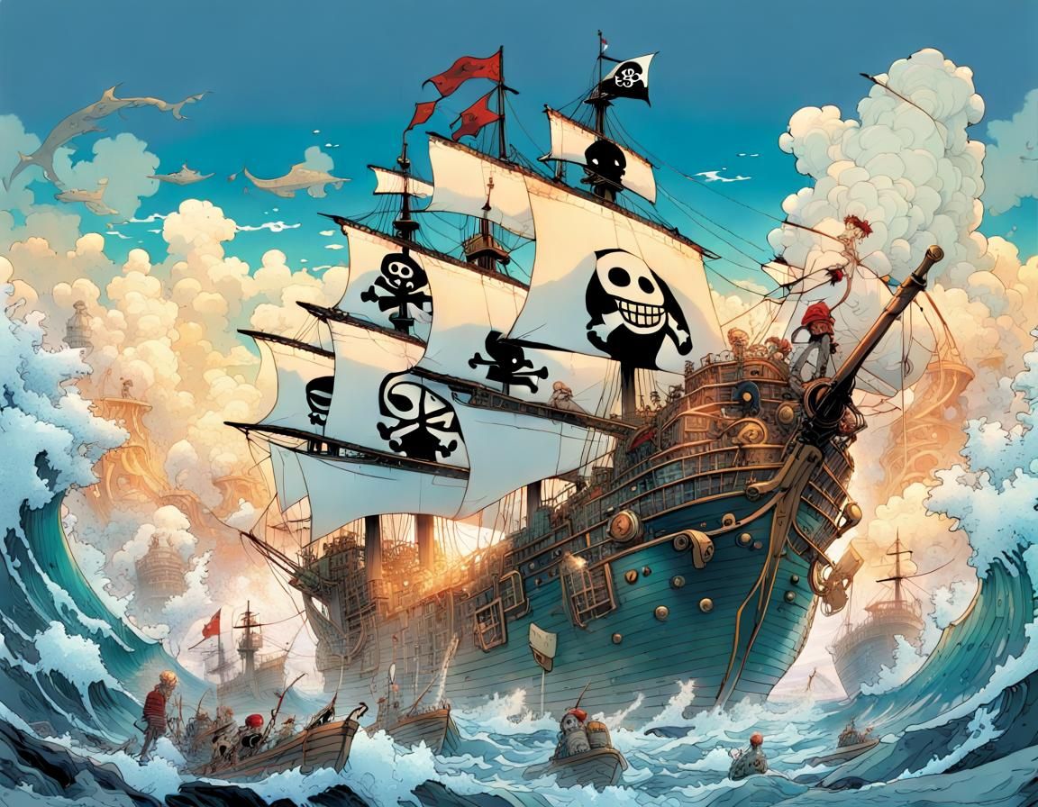 WE WILL FIND... The ONE PIECE!! AI Generated Artwork NightCafe Creator