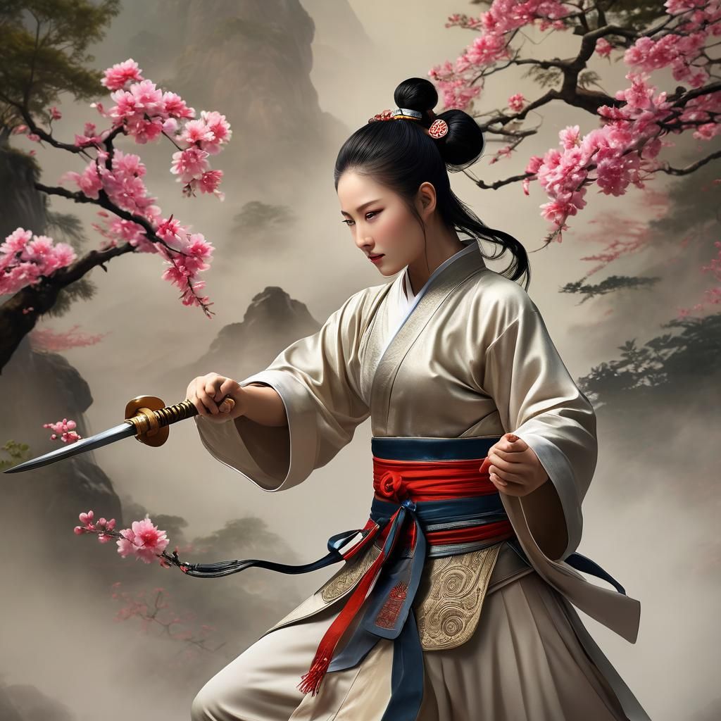(Beautiful Martial Artist Cultivator From Ancient Chinese My...