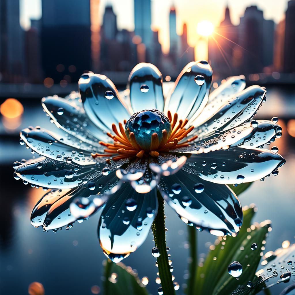 Morning dew on the outskirts of New York  by @JPK