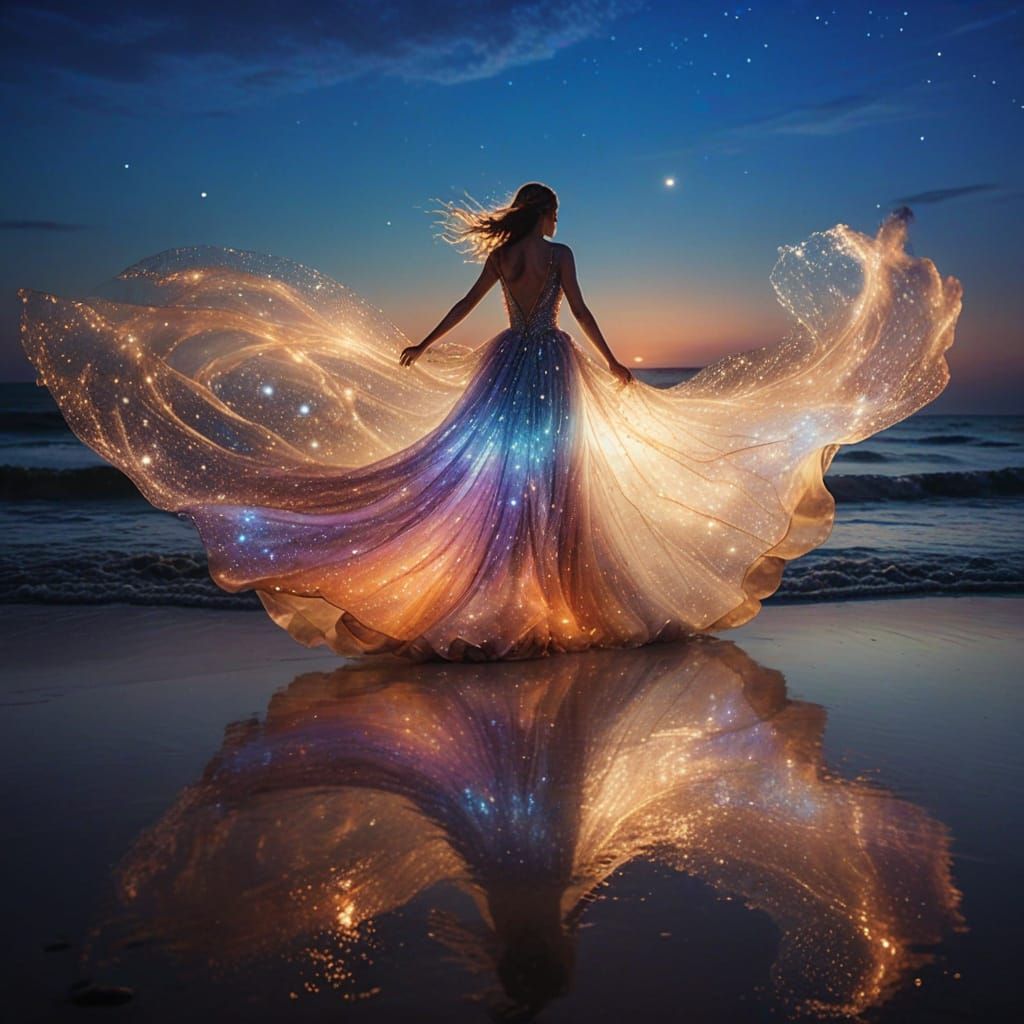 Luminous gown
