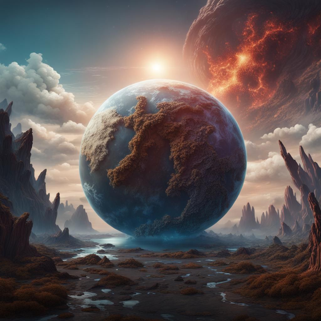 The birth of the planet earth