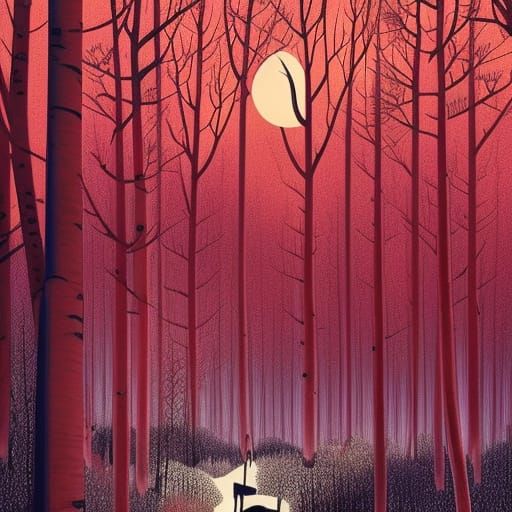 The Aspen Grove iv AI Generated Artwork NightCafe Creator