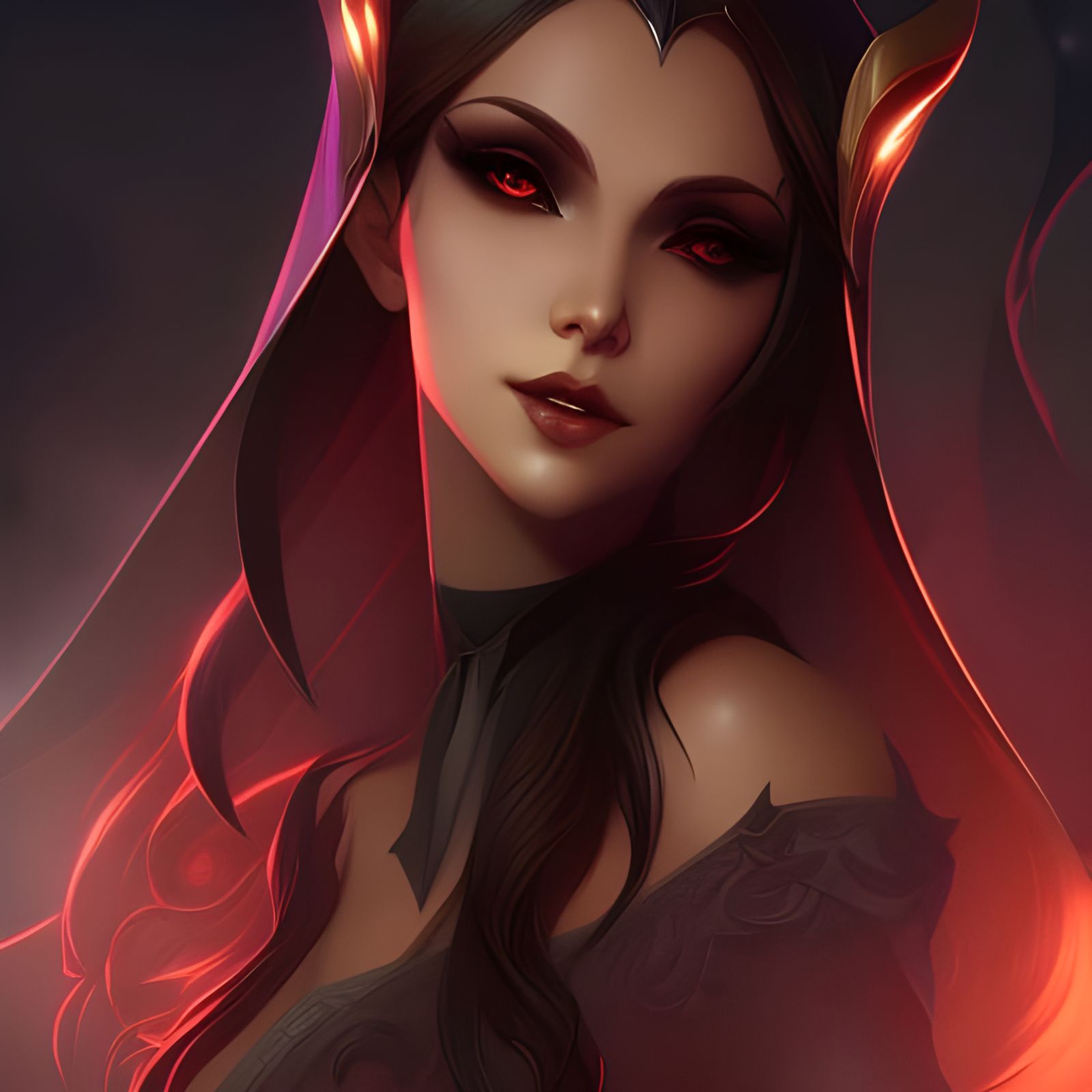 demon girl 1 - AI Generated Artwork - NightCafe Creator