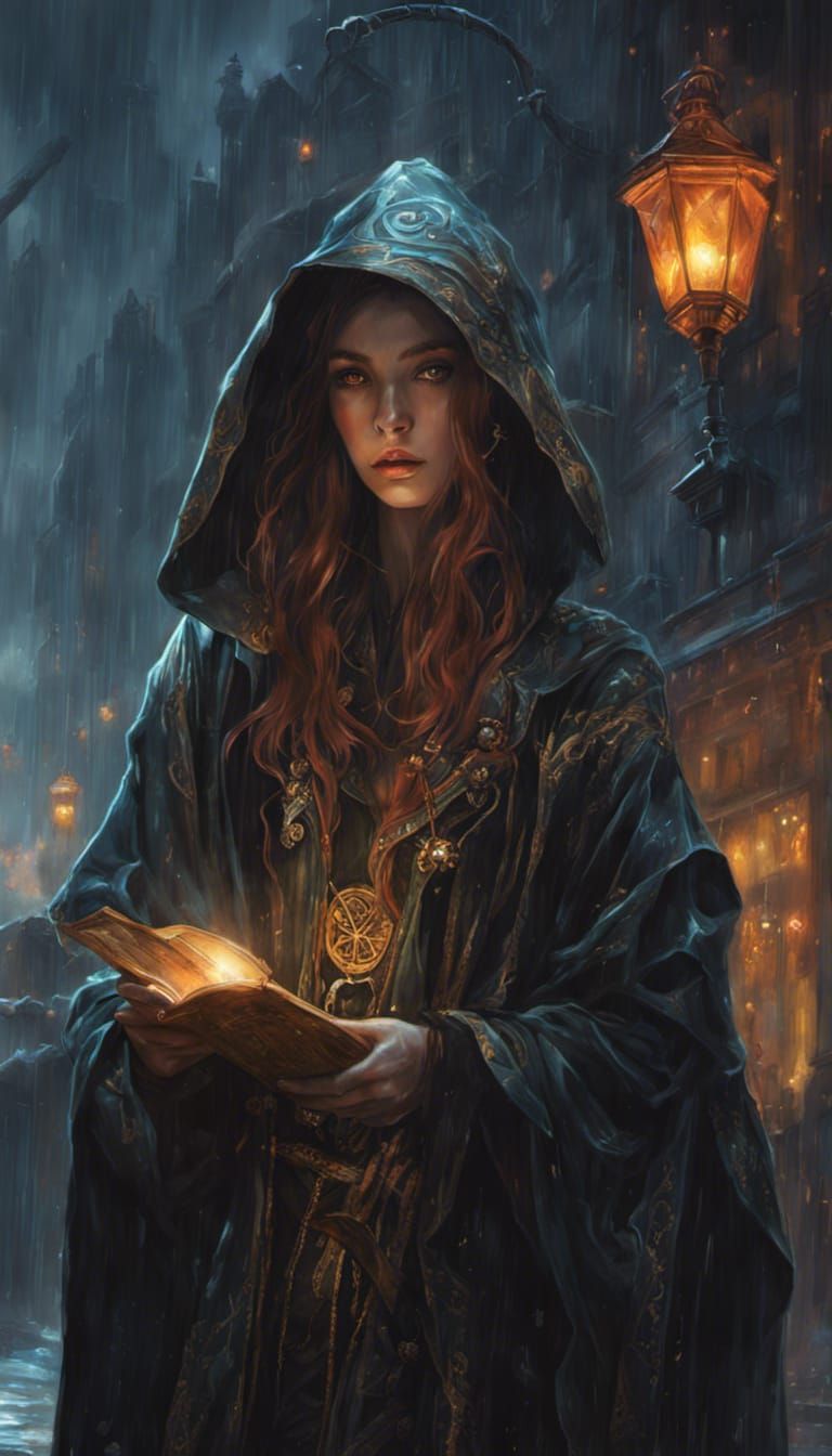 SDXL 1.0: Urban Fantasy Warlock