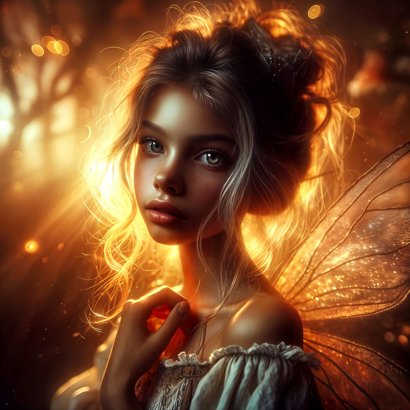 forest fairy girl