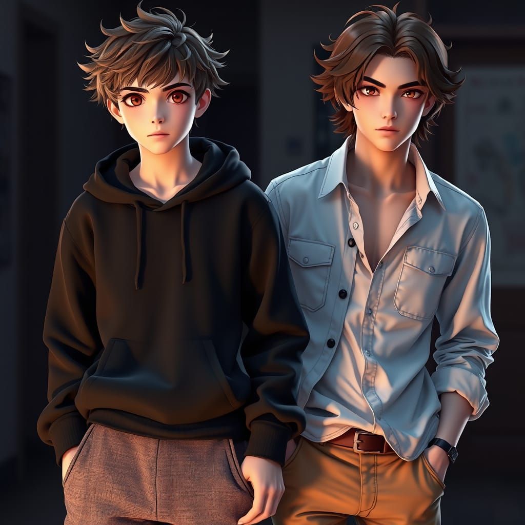 Teenage Heroes Stand Together in Stunning 3D Anime Art