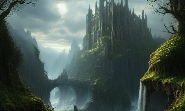 Epic Tolkien-Inspired Matte Painting in Unreal Engine 5