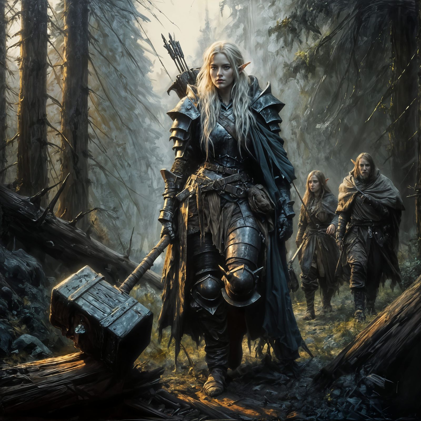 Entering the Forest of Shadows  by @Lady Anne