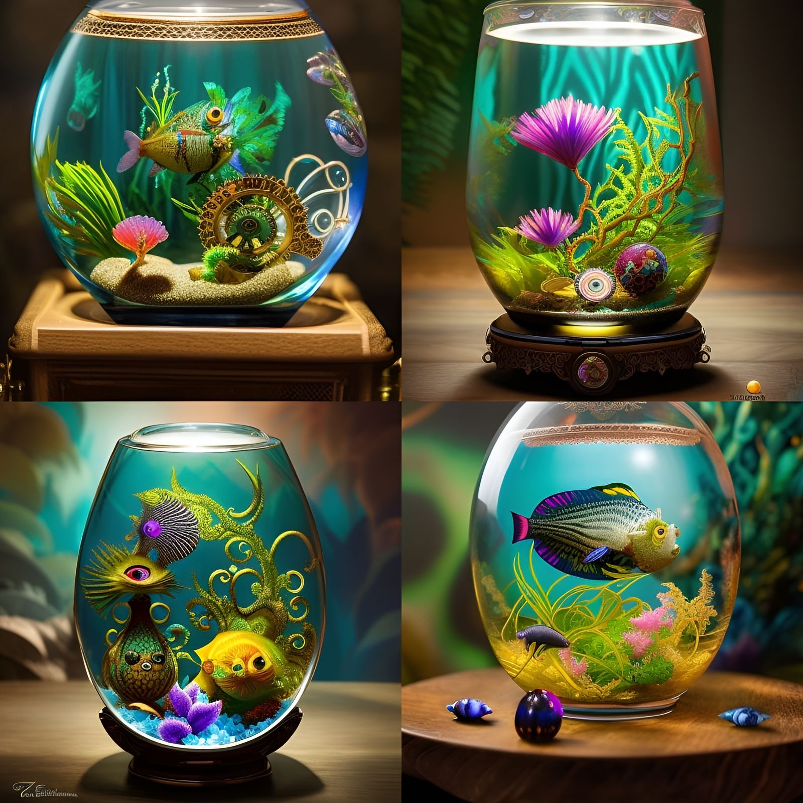 Gorgeous fishbowls