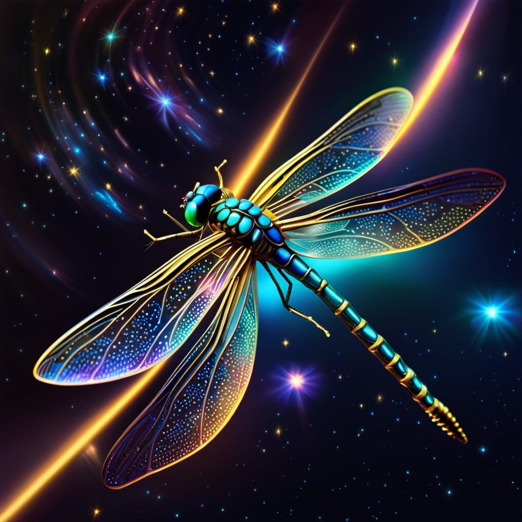 Galactic dragonfly