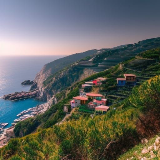 Village in the mountains