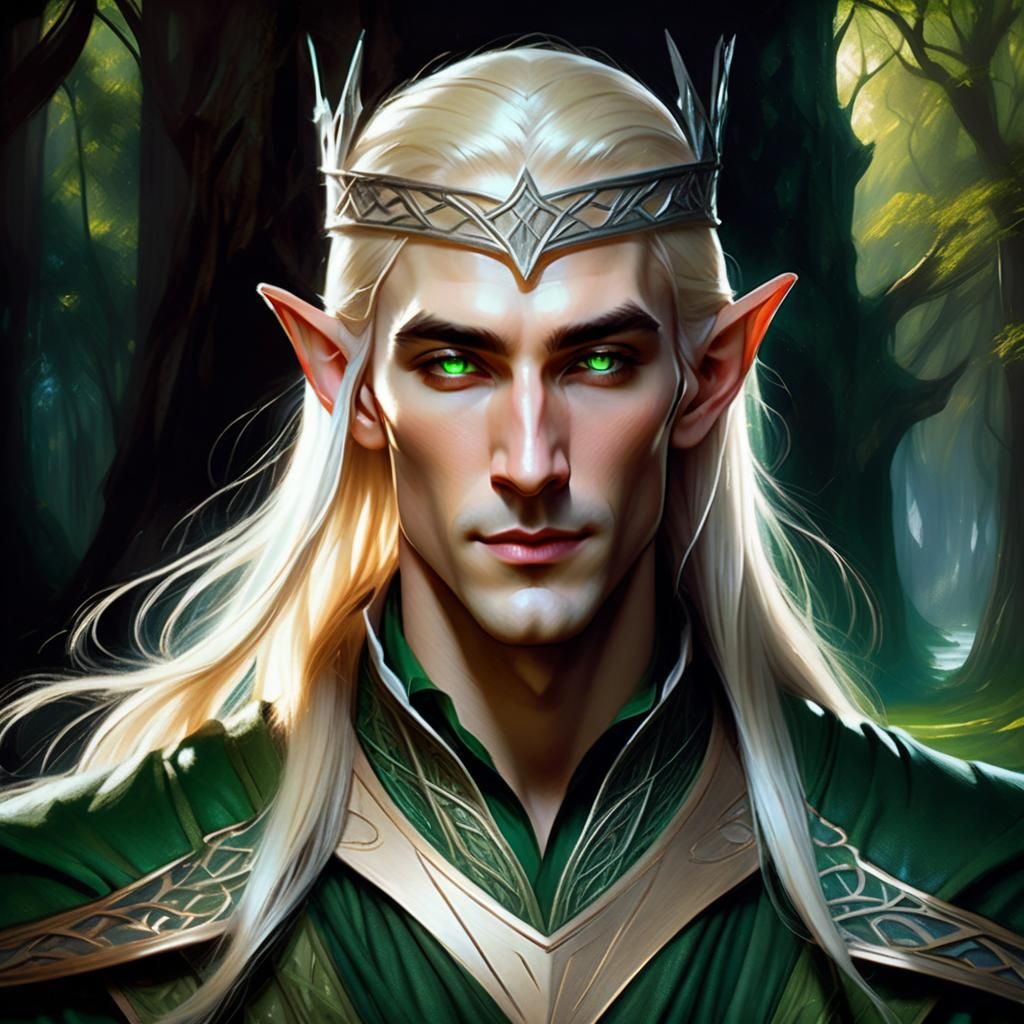 Elven king - AI Generated Artwork - NightCafe Creator