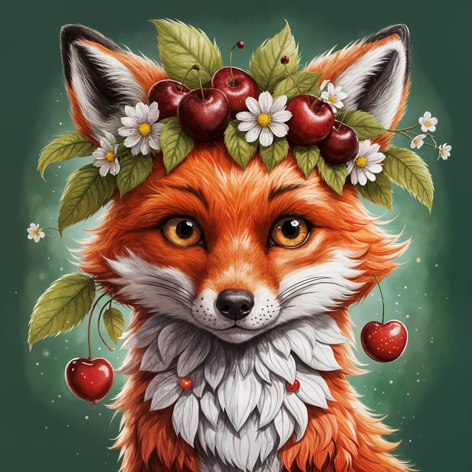 Cherry fox 🍒🦊