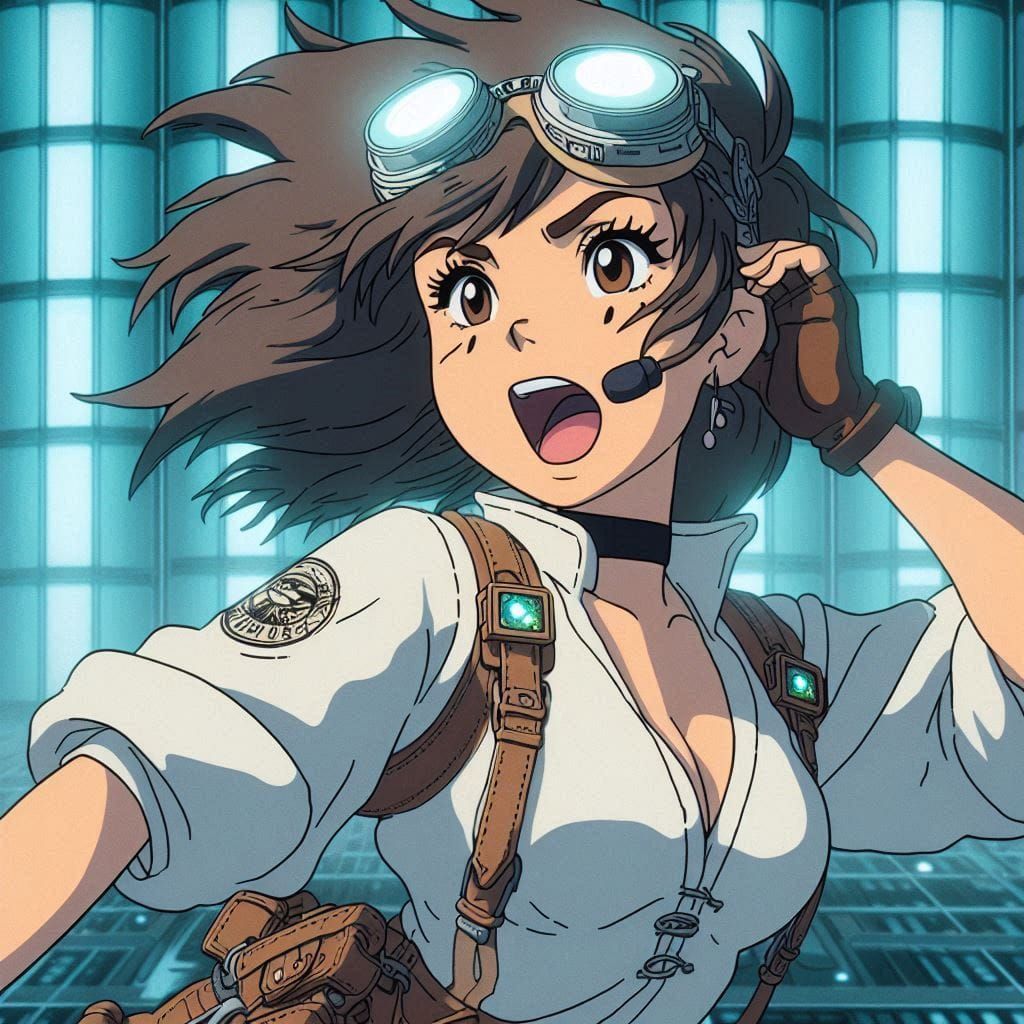 Miko in concert (Studio Ghibli style)