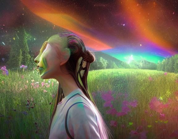 random masterpiece woman a girl living in the real world gir...