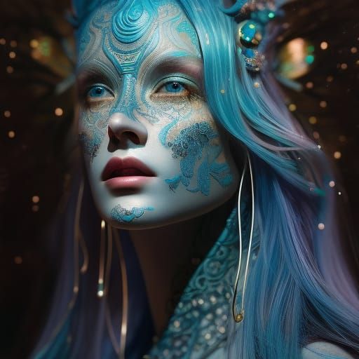 Blue High Priestess  by @dreamer