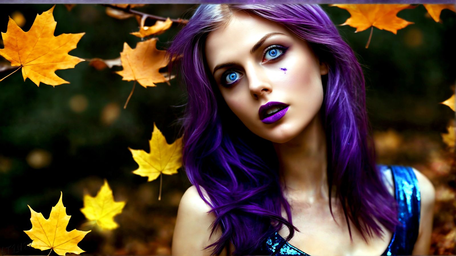 Roxo Paars - Glitter in the air series.