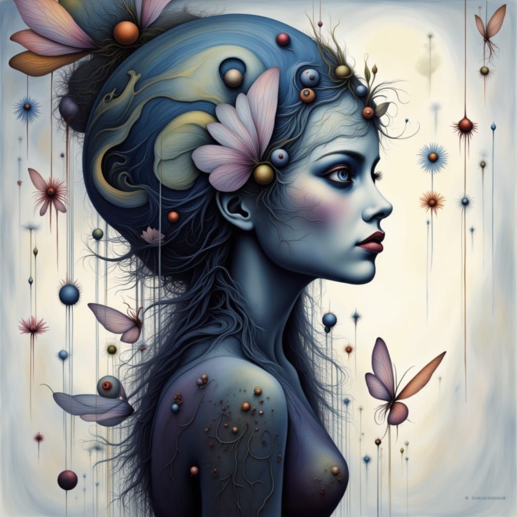 <lora:Fae 3:1.0> Butterfly winged fairy