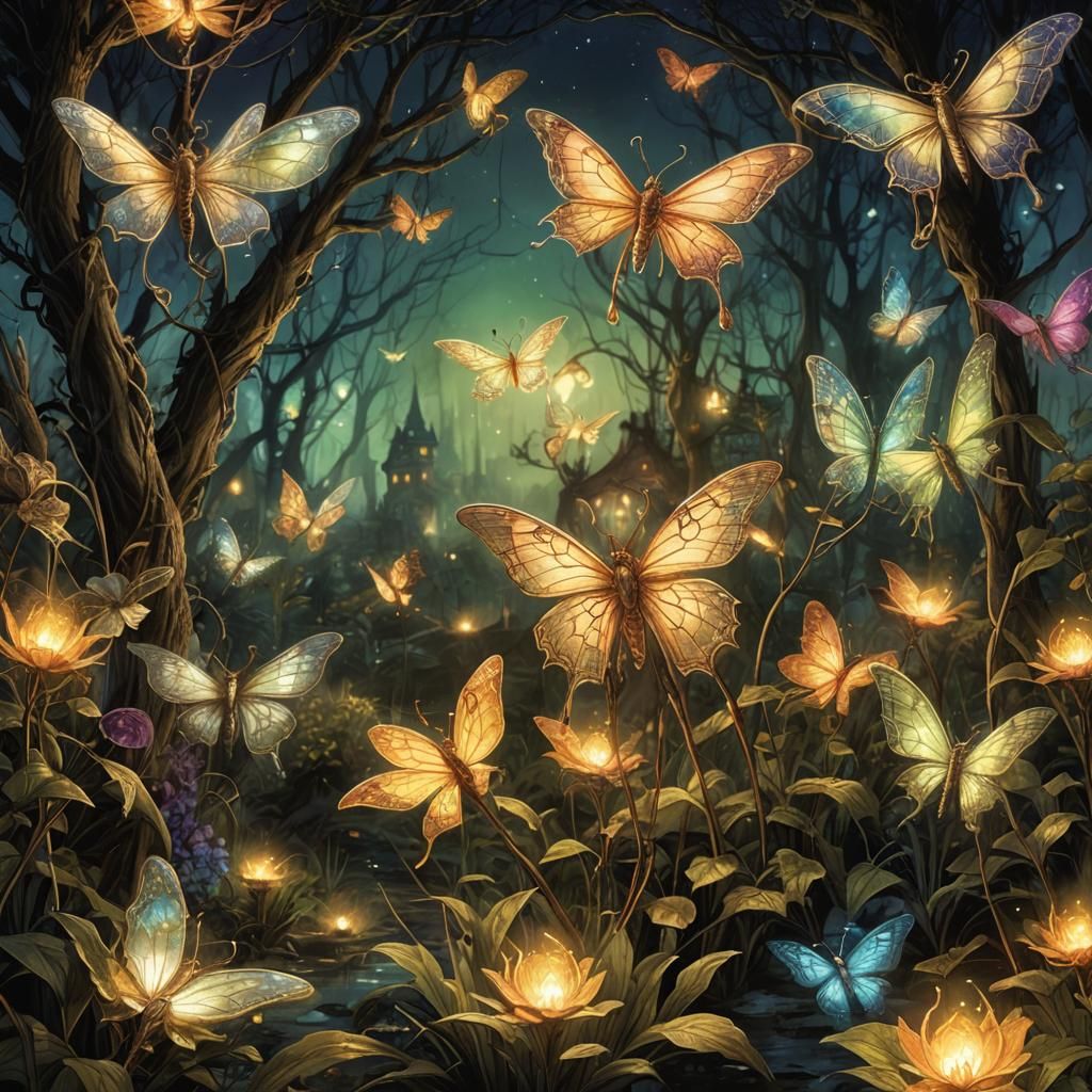 Butterflies - AI Generated Artwork - NightCafe Creator