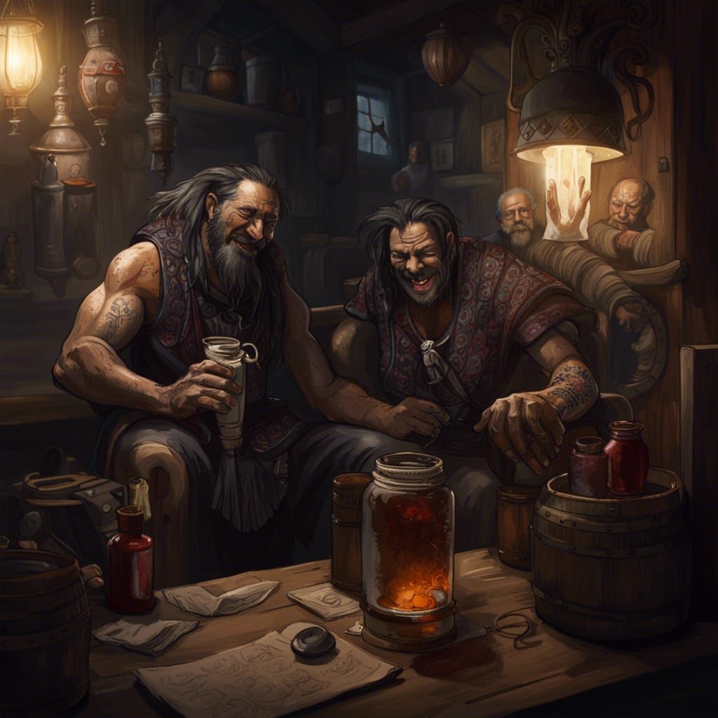 Pirates Drinking Beer