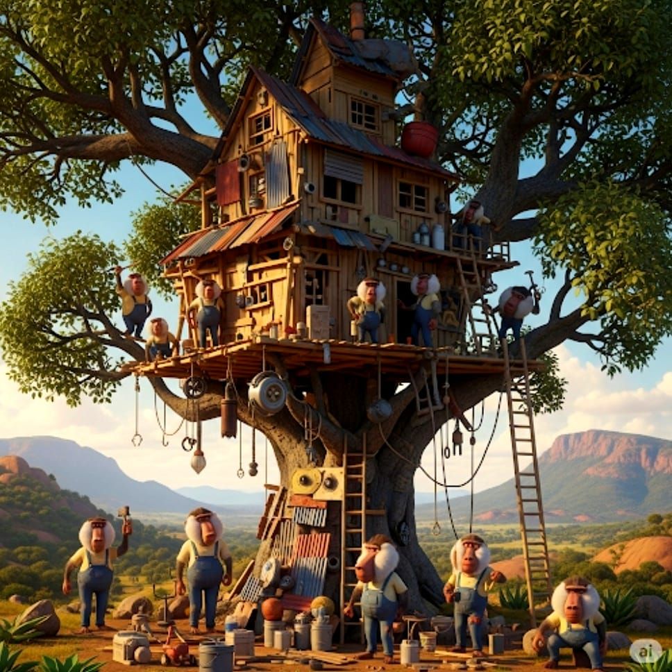 Bobbejane van Magaliesberg: Boomhuis 3