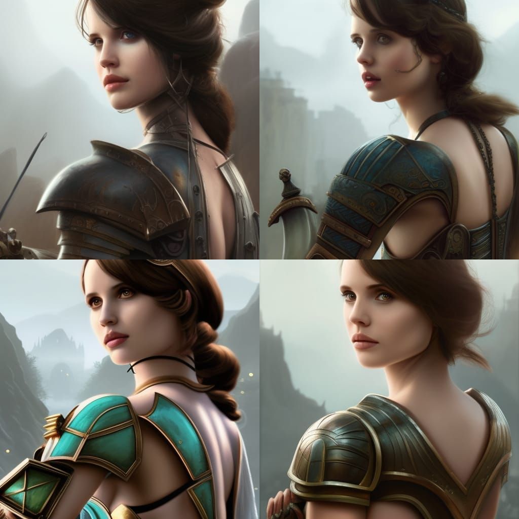 Fantasy Felicity Jones - AI Generated Artwork - NightCafe Creator