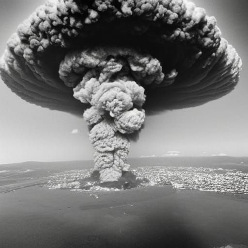 Nagasaki Atomic Bomb Mushroom Cloud